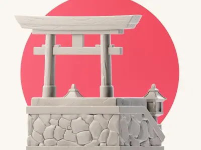 Tori Planter- plant pot 3D print model