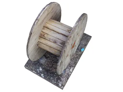 Cable reel Scan 3D model