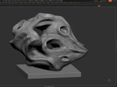 Modern Abstract Decorative sculpture 3d print model 3D print model 11
