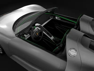 Porsche 918 spyder 3D model