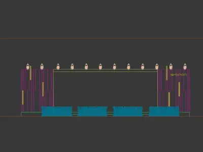 audi Q4 e-tron dinner  3D model