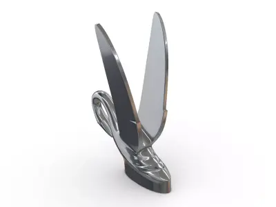 Swan Hood Ornament 3D print model
