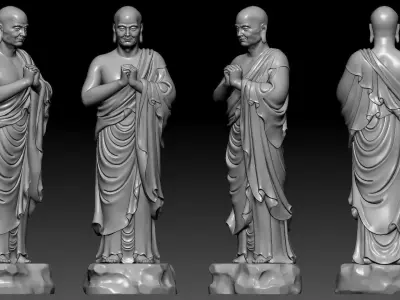 Venerable Maha-Kasyapa  3D print model