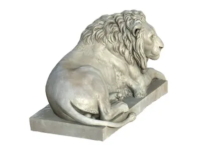 Statue 016 Low-poly 3D model