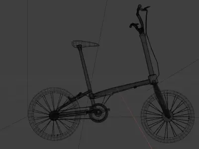 Simple Bicycle Free low-poly 3D model