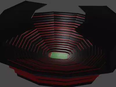 Football stadium 3D model order