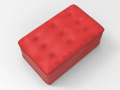 Zomg Pouf Low-poly 3D model