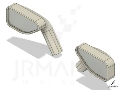  Collection of car mirrors 3D print model