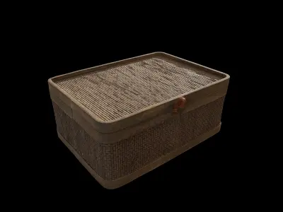 Anydrafts Decorative box 01 Low-poly 3D model