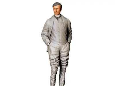 Ettore Bugatti automobile designer  3D print model