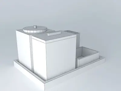 bathroom set conjunto lavabo Free 3D model