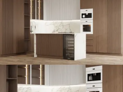 Kitchen 074 3D model