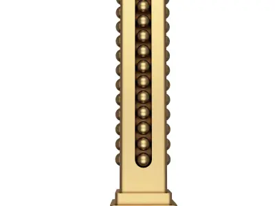 Classic Baluster 03 Low-poly 3D model