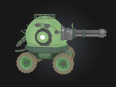 Wheeled Arsenal 3D model