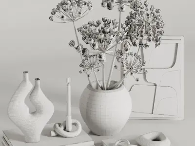 Decorative Set40 3D model