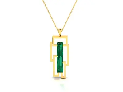 Solitaire Women Pendants 3dm STL OBJ FBX Render Details 3D print model 11