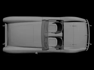Austin Healey 100 Roadster 3D model