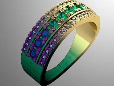 Ring n 8 3D print model