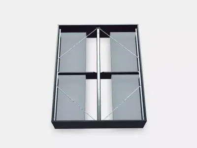 BRIMNES Bed frame with storage 7 Low-poly 3D model