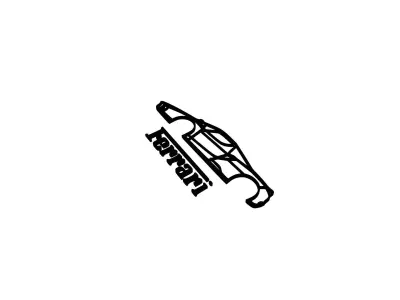 Enzo Ferrari 2D 3D print model