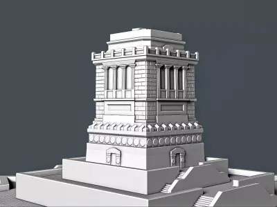 Pedestal of the Statue of Liberty RoZ 3D print model