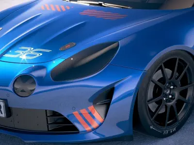 Alpine A110 Cup 2018 3D model