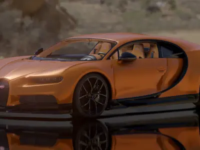 TOPG Bugatti Edition - Photorealistic Low-poly 3D model