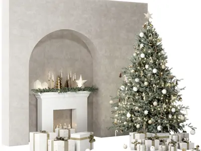 Christmas Decoration Set 03 3D model