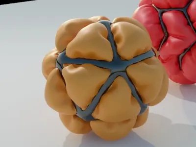 Organic Spheres 3D model