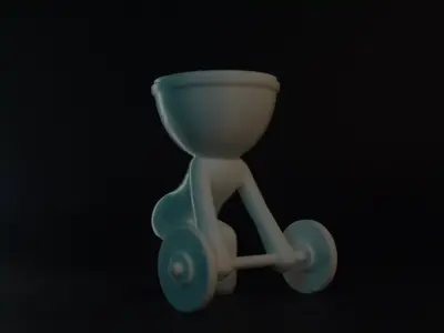 Flower Pot Weights 3D print model