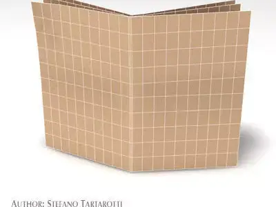 Newspaper with article about financial farming 3D model