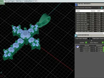 Cross Pendant 7155 3D print model