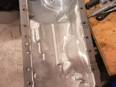 N54 N55 335i N52 S55 Oil pan gasket DXF 3D model