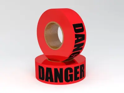 DANGER Tape 3D model
