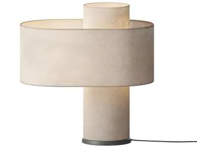Beige Heron Table Lamp 3D model