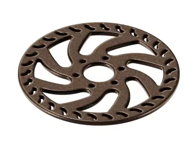 Rusty Bike Disc Rotor 3D model