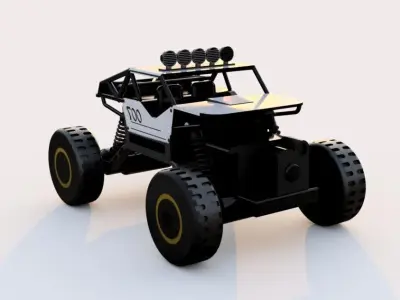 RC Off Road Buggy 3D Model - High Detail Game Ready PBR Textured 3D model