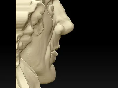 3D Bas-Relief Model of Thomas Jefferson 3D print model