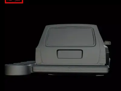 Volvo 245 GL Station Wagon 1993 3D print model