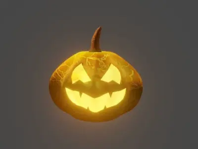 Halloween pumpkin Free 3D model