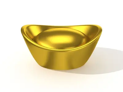 Gold Bar 3D model