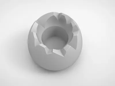 eggshell pattern vase 3D print model