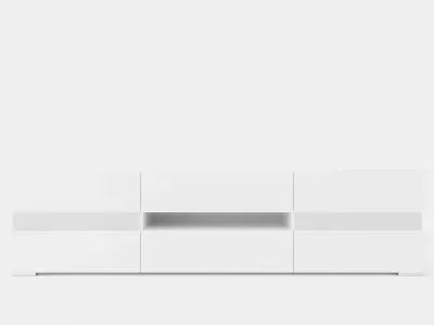 Jugansbo TV Bench 169 Cm Led Lighting Low-poly 3D model