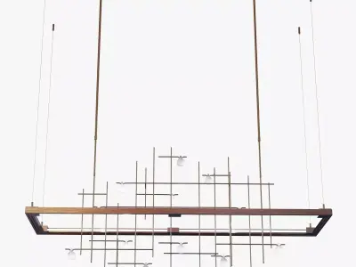 Hubbardton forge spring led pendant 3D model