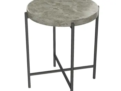 Cirque Accent Table Sand 3D model