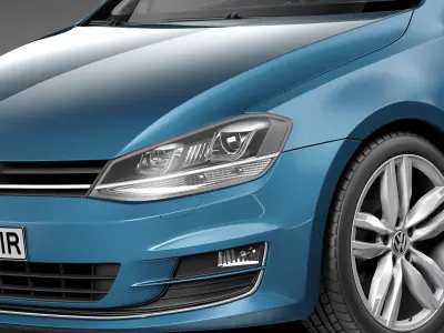 Volkswagen Golf Variant 2014 3D model