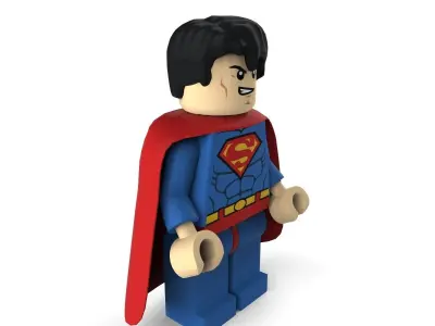 Superman Lego 3D model