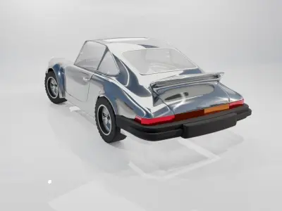 Porshe 911F high poly model 3D model