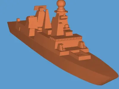Horizon class frigate 3D print model