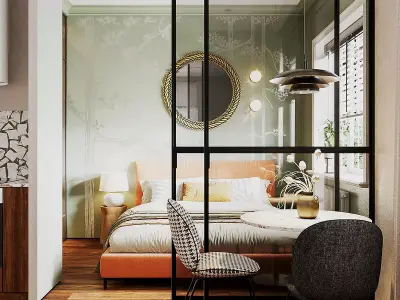 Modern residential interior 04 3D model